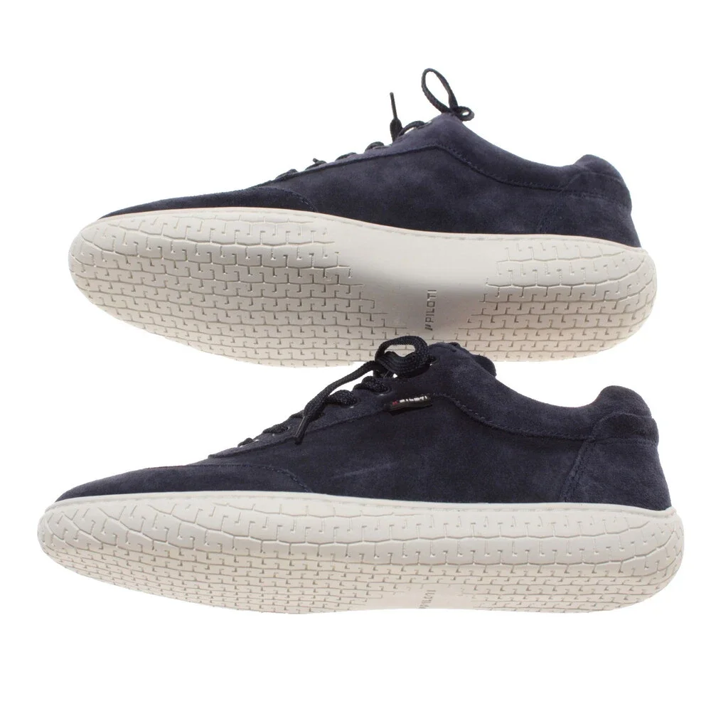 Piloti NWB Shift Lace Up Driving Sneakers Size 7 US in Midnight Blue Suede